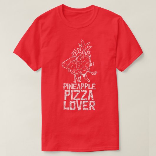 Pineapple Pizza Lover Saying Humour Hawaii T-Shirt (Design devant)