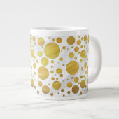 Pineapple Polka Dot Pattern Jumbo Mok (Voorkant rechts)