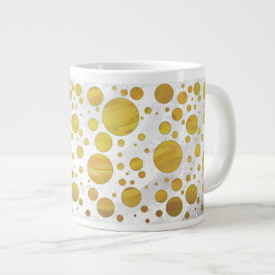 Pineapple Polka Dot Pattern Jumbo Mok