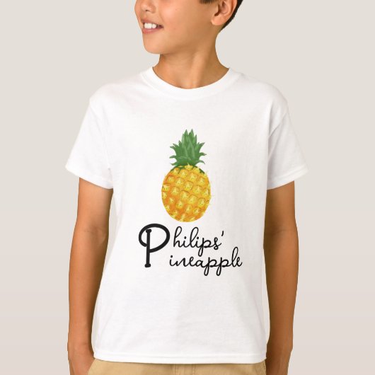 Pineapple Power : T-shirt "P" tendance et unique (Devant)