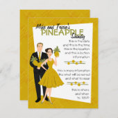 Pineapple Shindig Kaart (Voorkant / Achterkant)