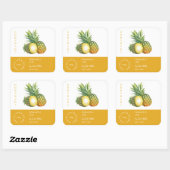 Pineapple Small Business Label (Vel)
