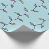 Pineapple String Lights LG Cadeaupapier (Hoek)