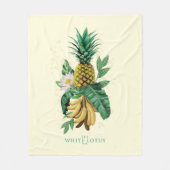 Pineapple Suite bij de Witte Lotus Fleece Deken (Voorkant)