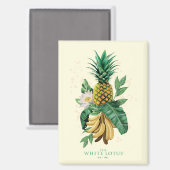 Pineapple Suite bij de Witte Lotus Magneet (Voorkant / Achterkant)