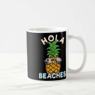 Pineapple Sungles Hola Stranden Funny Beach Vakant Koffiemok