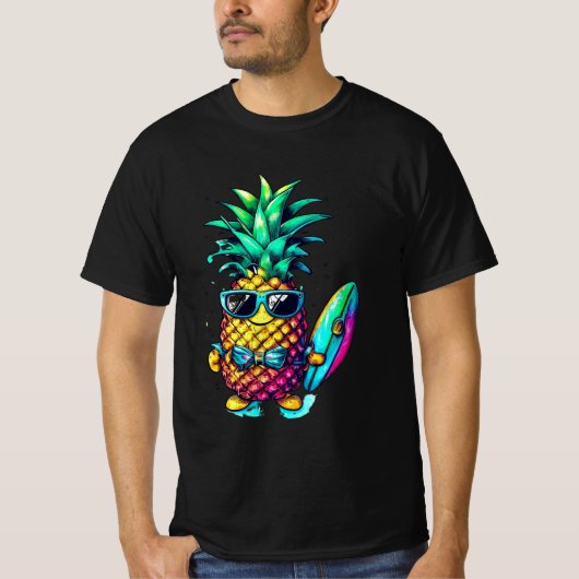 PINEAPPLE THE FRUIT OF FUN AND RELAXATION T-SHIRT (Voorkant)