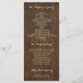 Pineapple Tropical Beach Lights Mariage Programmes (Dos)