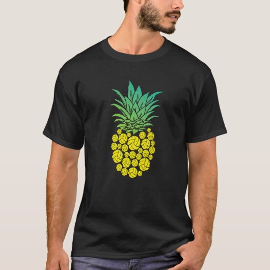 Pineapple Volleyball   Fruit Beach Hawaii Hawaiian T-shirt (Voorkant)