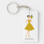 Pineapple Ze Sleutelhanger (Voorkant)