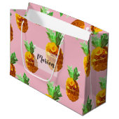 Pineapples Nom du sac cadeau (Devant Angle)