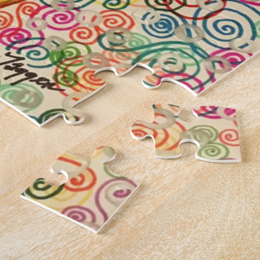 Pineappy Dessin Jigsaw Puzzle (Côté)