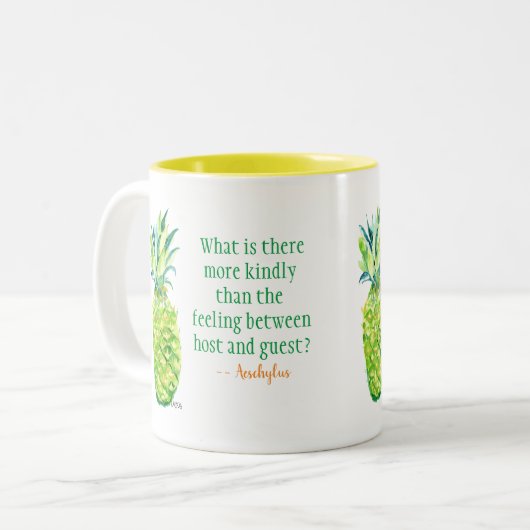 Pineappy Hospitality Hôte Mug invité (Devant gauche)