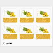 Pineappy Small Business Étiquette (Feuille)