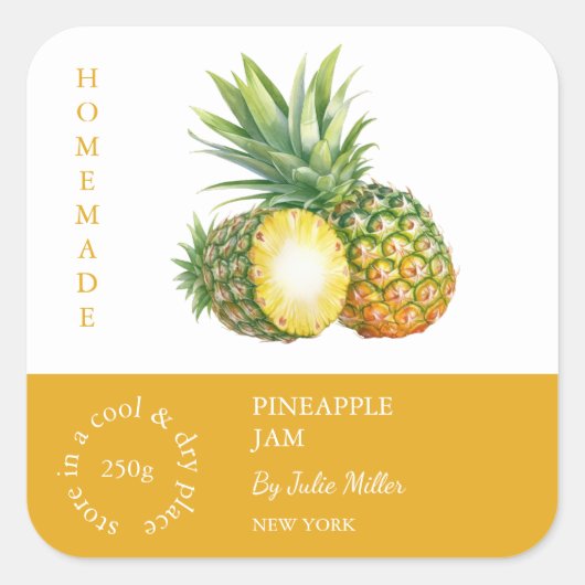 Pineappy Small Business Étiquette (Devant)