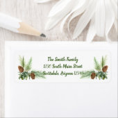 Pinecone 2.25x.75 Retouradreslabel Etiket (Insitu)