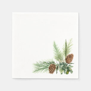 Pinecone 4.75x4.75 Cocktail Servet
