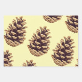 Pinecone Art Holiday Wrapping Craft Paper (Voorkant 2)
