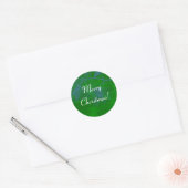 Pinecone Background Custom Holiday Stickers (Envelop)