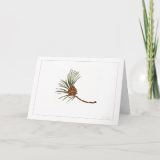 "Pinecone" door Gerry O'Neill Feestdagen Kaart