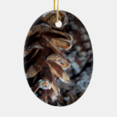 Pinecone Keramisch Ornament (Achterkant)