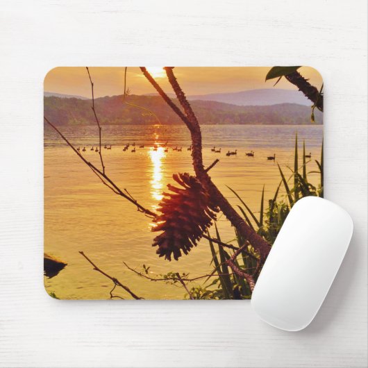 Pinecone Lake sunset Muismat (Met muis)