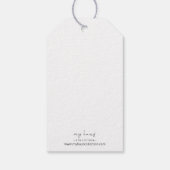 Pinecone Mountains Gift Label Cadeaulabel (Achterkant)