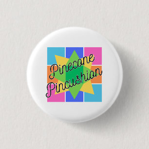 Pinecone Pincushion Verzamelbare Pin Ronde Button 3,2 Cm