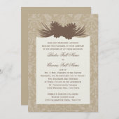 Pinecone Silhouette Kaart (Voorkant / Achterkant)