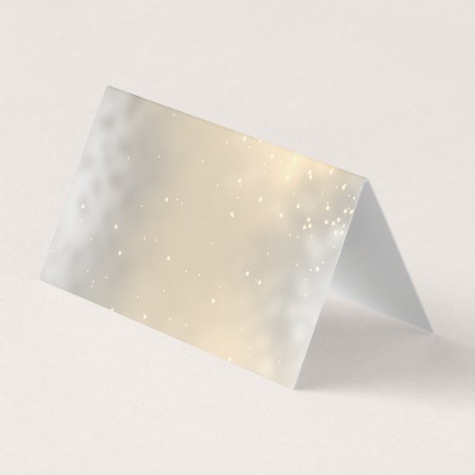 Pinecone String Lights Winter Bedankt Card Visitekaartjes (Achterkant)