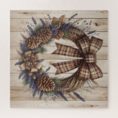 Pinecone Wreath Puzzle (Horizontal)