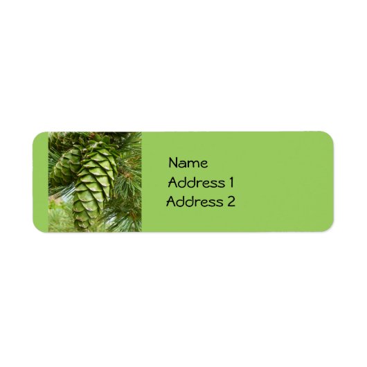 Pinecones Aangepaste labels (Voorkant)