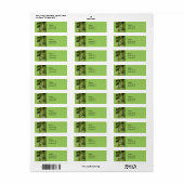Pinecones Aangepaste labels (Full Sheet)