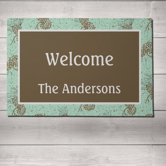 Pinecones Cabin Deurmat (Creator heeft geüpload)