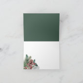 Pinecones d'hiver et Holly Merci (Intérieur)