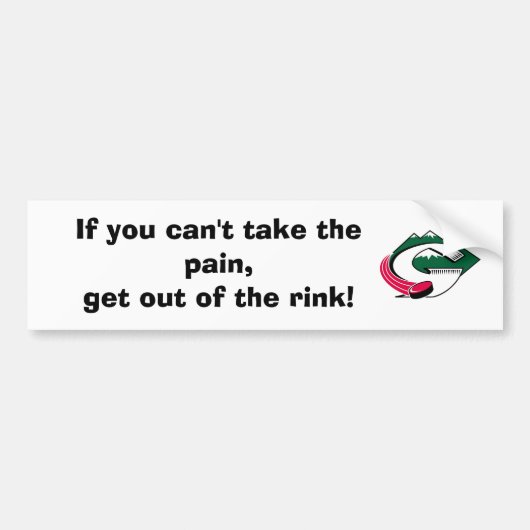 Pinedale Glaciers Bumpersticker (Voorkant)