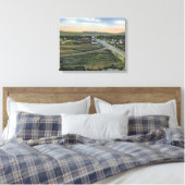 Pinedale, WY - County Seat of Sublette County Canvas Afdruk (Insitu (Slaapkamer))