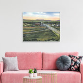 Pinedale, WY - County Seat of Sublette County Canvas Afdruk (Insitu (Woonkamer))