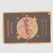 Pinehurst City North Carolina golfspeler Golfhanddoek (Horizontaal)