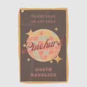 Pinehurst City North Carolina golfspeler Golfhanddoek (Voorkant)