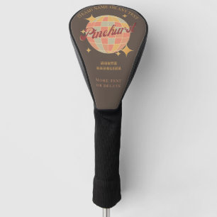 Pinehurst City North Carolina golfspeler Golfheadcover
