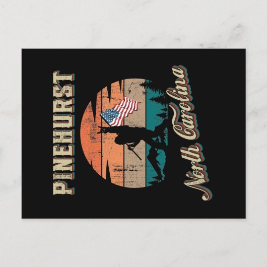Pinehurst North Carolina Briefkaart (Voorkant)