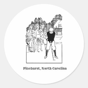 Pinehurst North Carolina Golf Sticker