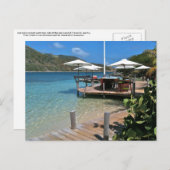 Pinel Island waterfront restaurant Briefkaart (Voorkant / Achterkant)