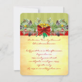Pinery Noël Dîner Invitation Invitations de la fêt (Devant)