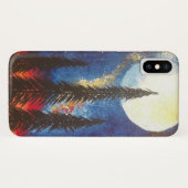 "Pines at Dusk" iPhone X Coque (Dos (Horizontal))