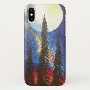 "Pines at Dusk" iPhone X Hoesje