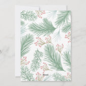 Pines Berries Multi-foto Feestdagenkaart (Achterkant)