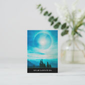 *~* Pines Blue Mountains Rainbow Sun Visitekaartje (Staand voorkant)