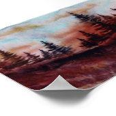Pinescape Mini-Poster Poster (Hoek)